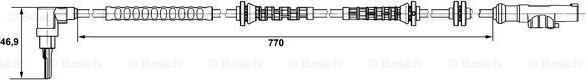 BOSCH 0 265 007 671 - Датчик ABS, частота обертання колеса autozip.com.ua