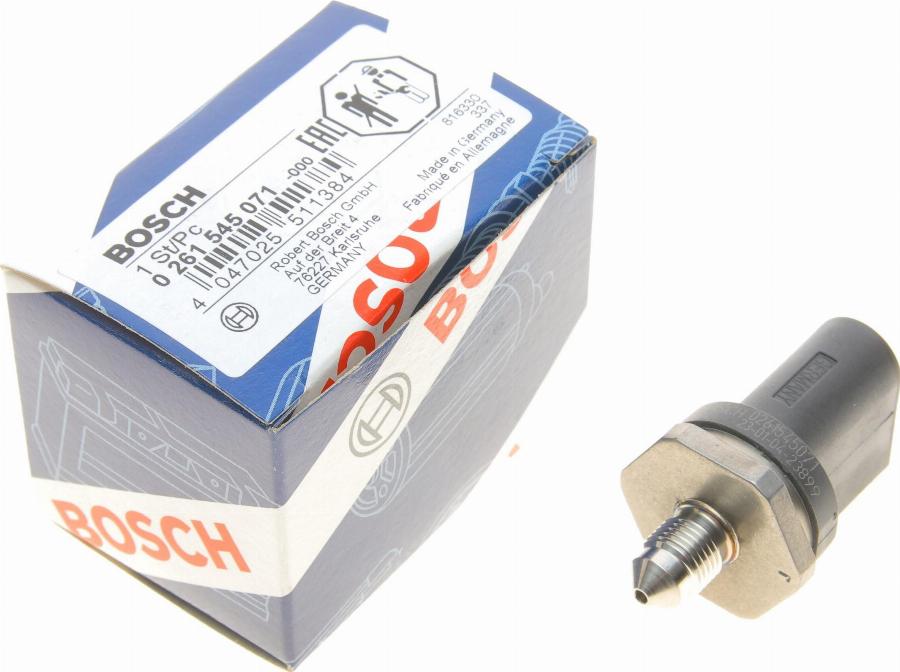 BOSCH 0 261 545 071 - Датчик, тиск подачі палива autozip.com.ua