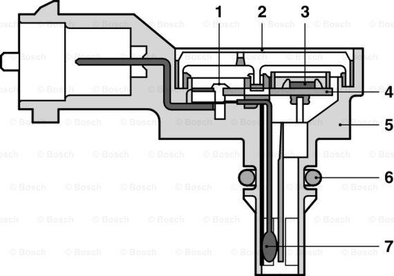 BOSCH 0 281 002 573 - Датчик давления и температуры во впускном газопроводе  пр-во Bosch autozip.com.ua