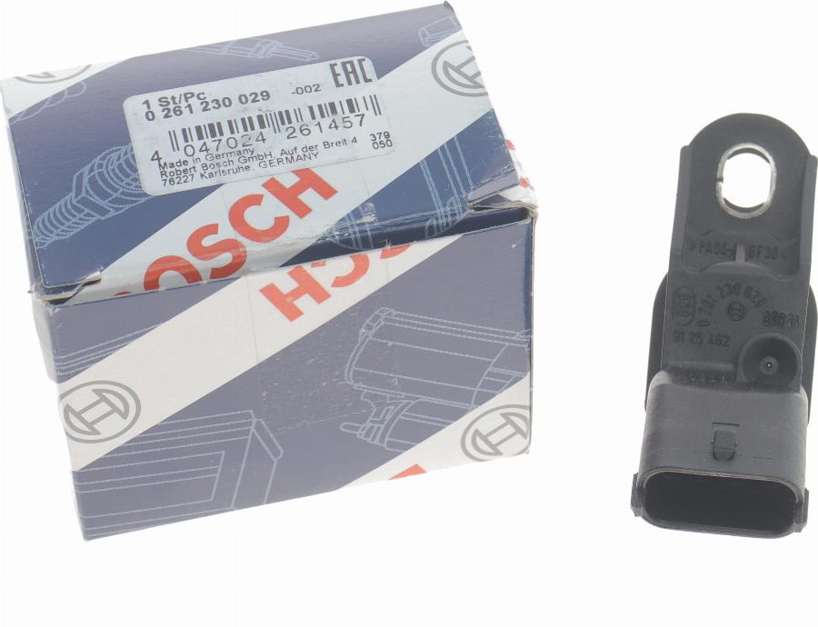 BOSCH 0 261 230 029 - Датчик, тиск наддуву autozip.com.ua