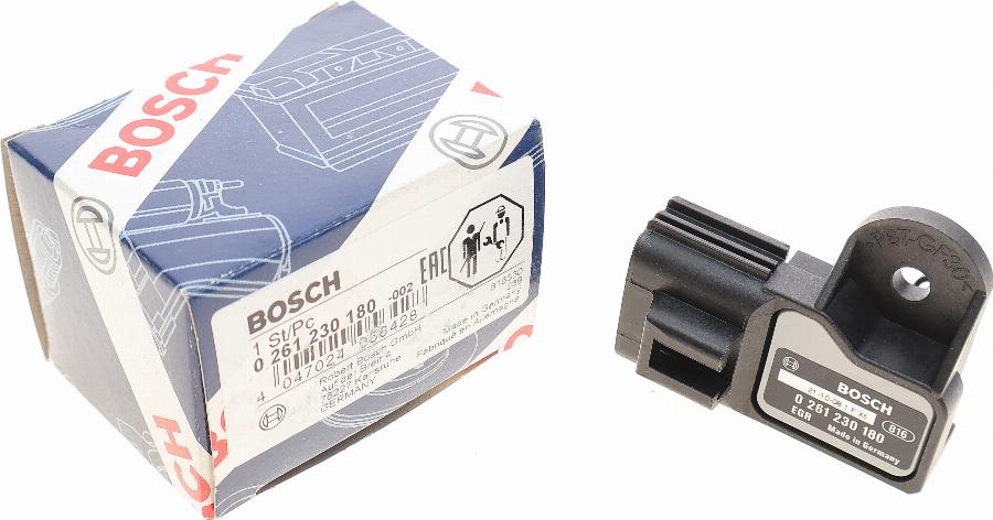 BOSCH 0 261 230 180 - Датчик, тиск у впускний трубі autozip.com.ua