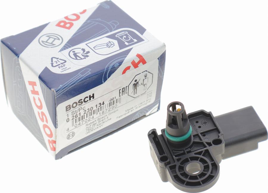 BOSCH 0 261 230 134 - Датчик, тиск наддуву autozip.com.ua