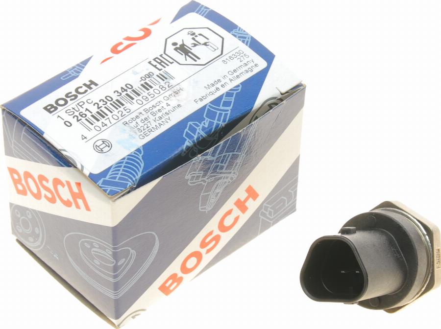BOSCH 0 261 230 340 - Датчик, температури / тиску масла autozip.com.ua