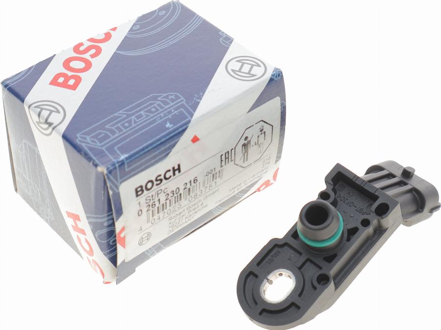 BOSCH 0 261 230 216 - Датчик, тиск у впускний трубі autozip.com.ua