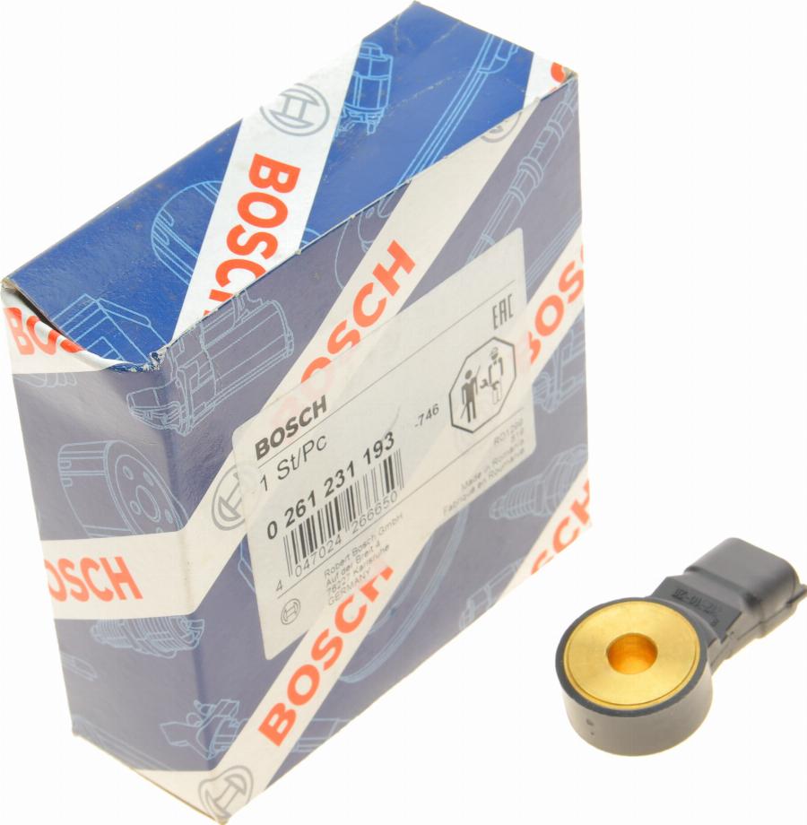 BOSCH 0 261 231 193 - Датчик детонації autozip.com.ua