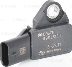 BOSCH 0 261 232 011 - Датчик, тиск наддуву autozip.com.ua