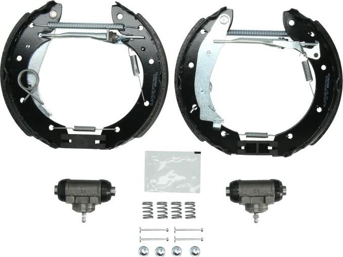 BOSCH 0 204 114 556 - Комплект гальм, барабанний механізм autozip.com.ua