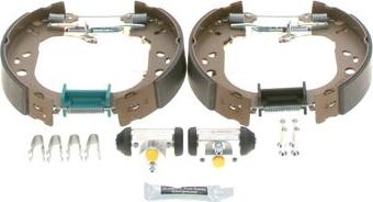 BOSCH 0 204 114 677 - Комплект гальм, барабанний механізм autozip.com.ua