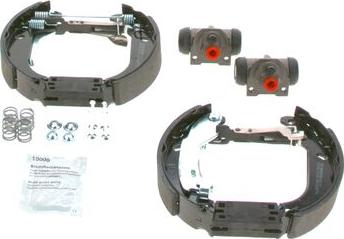 BOSCH 0 204 114 040 - Комплект гальм, барабанний механізм autozip.com.ua