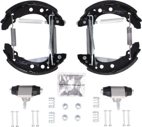 BOSCH 0 204 114 053 - Комплект гальм, барабанний механізм autozip.com.ua