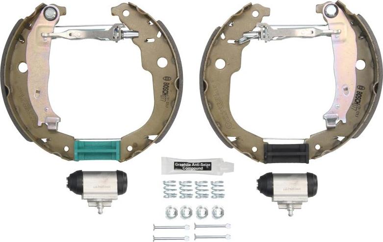 BOSCH 0 204 114 193 - Комплект гальм, барабанний механізм autozip.com.ua