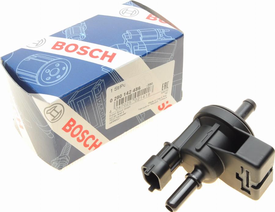 BOSCH 0 280 142 486 - Клапан вентиляції, паливний бак autozip.com.ua