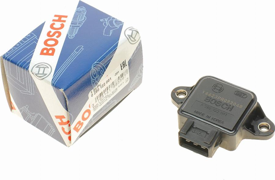 BOSCH 0 280 122 001 - Датчик, положення дросельної заслінки autozip.com.ua