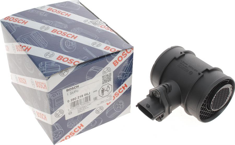 BOSCH 0 280 218 06J - Датчик потоку, маси повітря autozip.com.ua