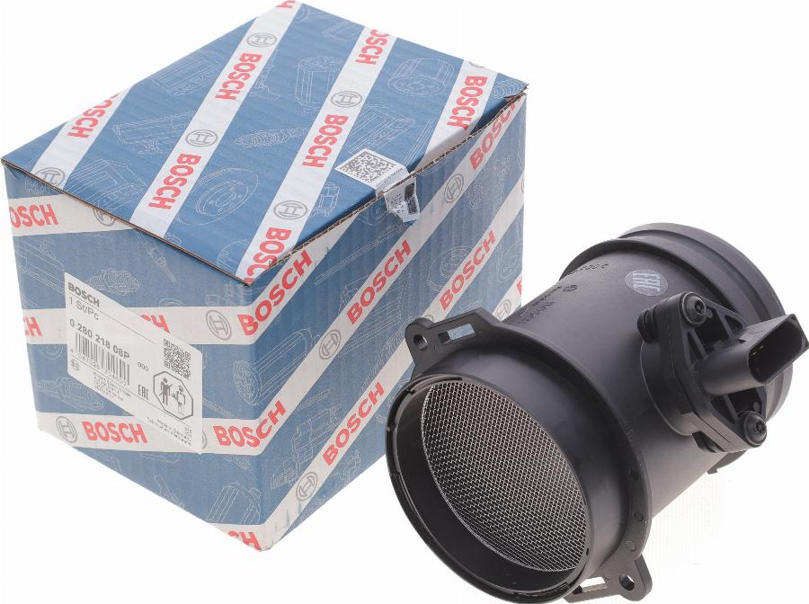 BOSCH 0 280 218 08P - Датчик потоку, маси повітря autozip.com.ua