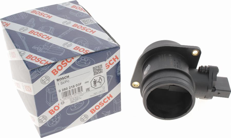 BOSCH 0 280 218 03F - Датчик потоку, маси повітря autozip.com.ua