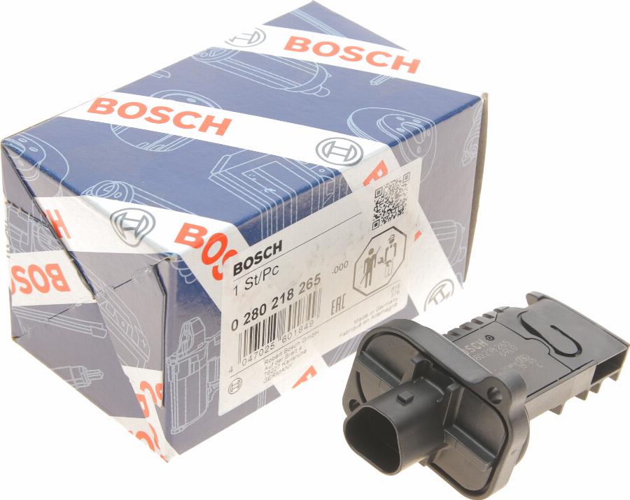 BOSCH 0 280 218 265 - Датчик потоку, маси повітря autozip.com.ua