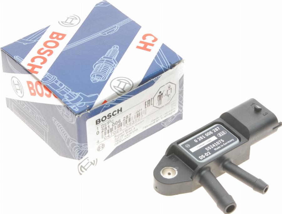 BOSCH 0 281 006 287 - Датчик, тиск вихлопних газів autozip.com.ua