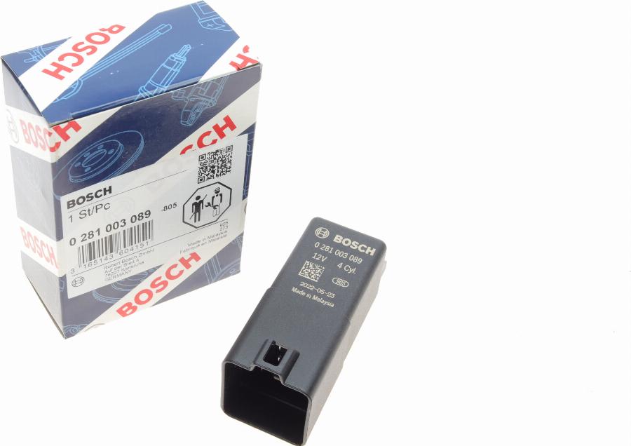 BOSCH 0 281 003 089 - Блок управління, реле, система розжарювання autozip.com.ua