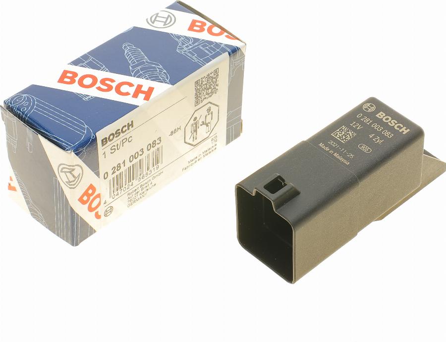 BOSCH 0 281 003 083 - Блок управління, реле, система розжарювання autozip.com.ua