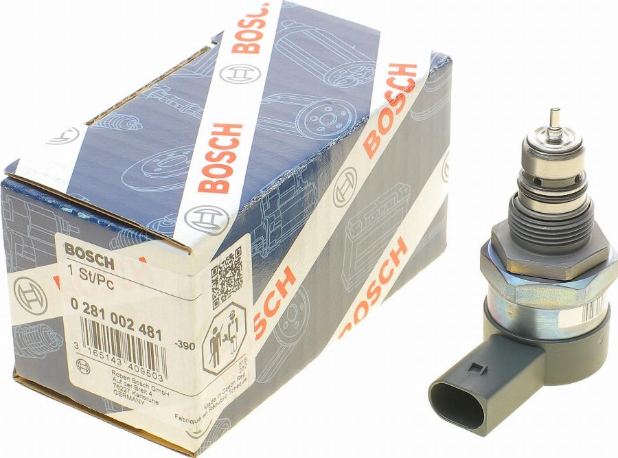 BOSCH 0 281 002 481 - Редукційний клапан, Common-Rail-System autozip.com.ua