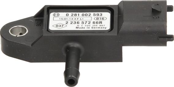 BOSCH 0 281 002 593 - Датчик, тиск наддуву autozip.com.ua