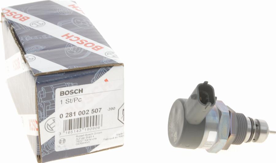 BOSCH 0 281 002 507 - Редукційний клапан, Common-Rail-System autozip.com.ua