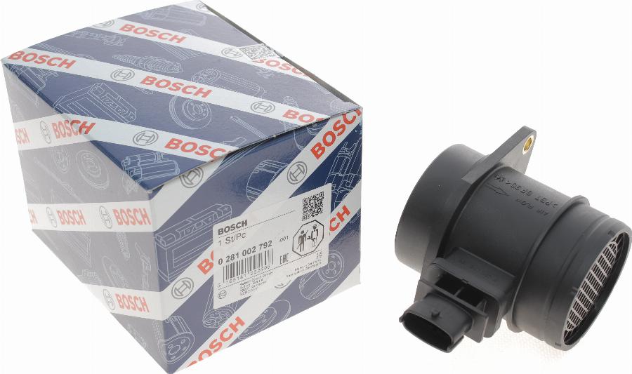 BOSCH 0 281 002 792 - Датчик потоку, маси повітря autozip.com.ua