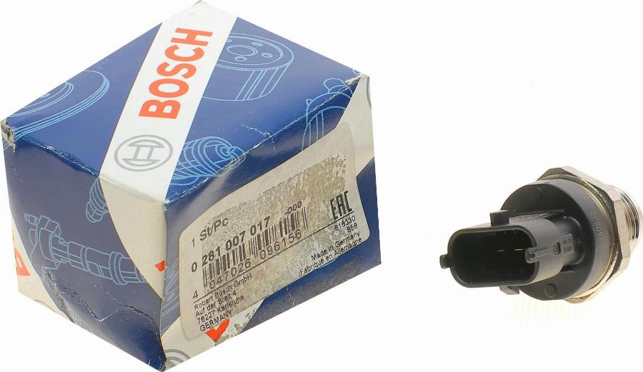 BOSCH 0 281 007 017 - Датчик, тиск подачі палива autozip.com.ua