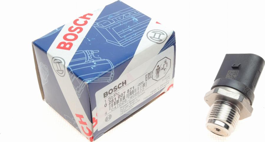 BOSCH 0 281 007 871 - Датчик, тиск подачі палива autozip.com.ua