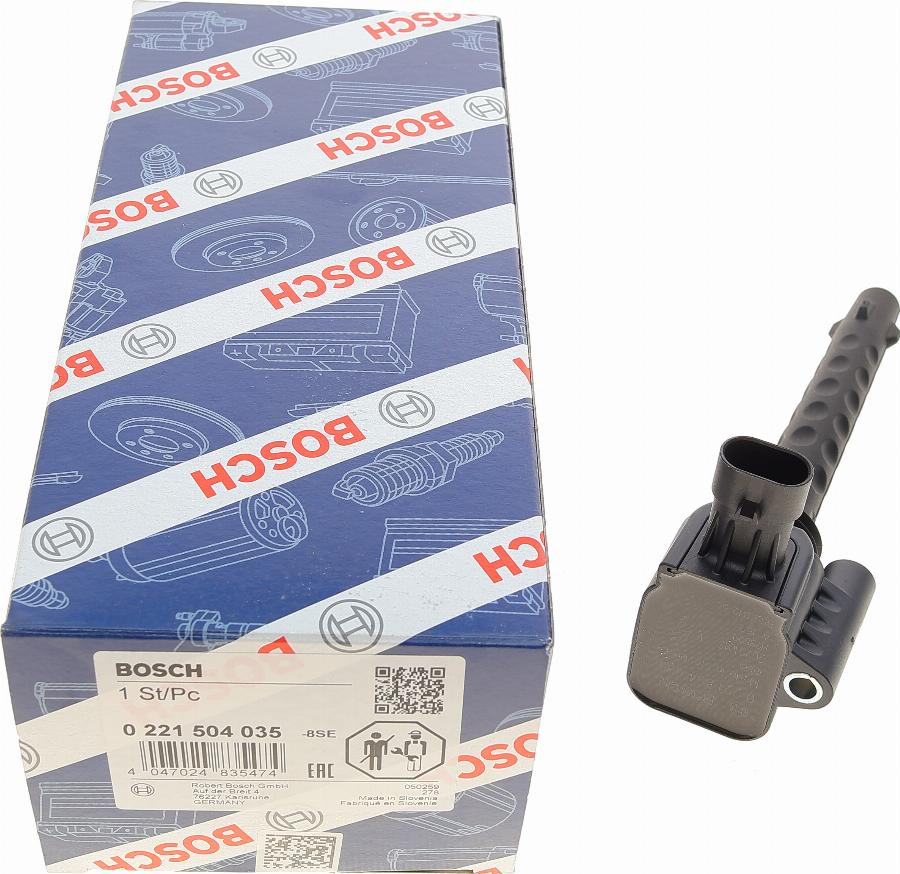 BOSCH 0 221 504 035 - Котушка запалювання autozip.com.ua