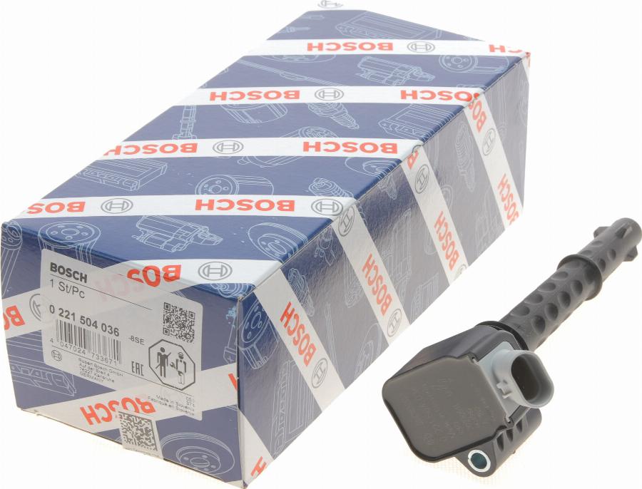 BOSCH 0 221 504 036 - Котушка запалювання autozip.com.ua