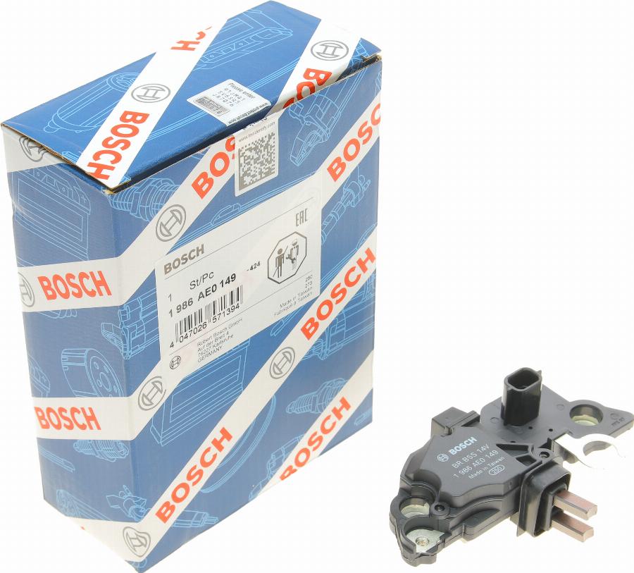 BOSCH 1 986 AE0 149 - Регулятор напруги генератора autozip.com.ua