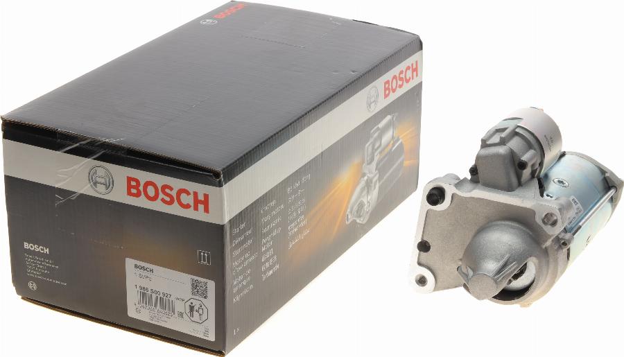 BOSCH 1 986 S00 927 - Стартер autozip.com.ua