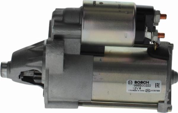 BOSCH 1 986 S00 222 - Стартер autozip.com.ua