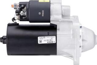 BOSCH 1 986 S00 701 - Стартер autozip.com.ua
