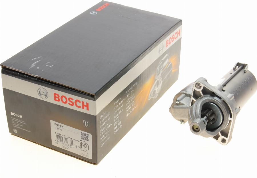 BOSCH 1 986 S01 014 - Стартер autozip.com.ua