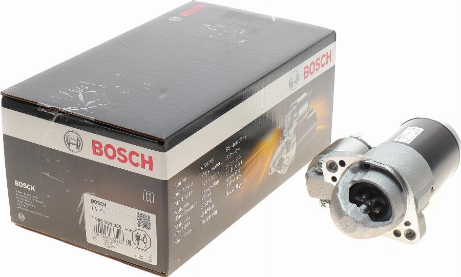 BOSCH 1 986 S01 089 - Стартер autozip.com.ua