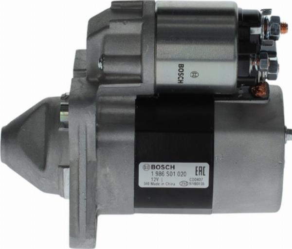 BOSCH 1 986 S01 020 - Стартер autozip.com.ua