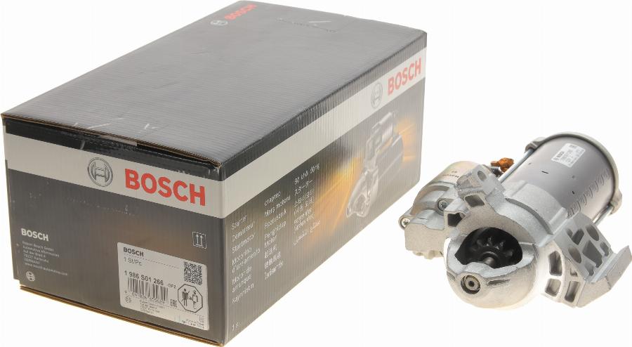 BOSCH 1 986 S01 266 - Стартер autozip.com.ua