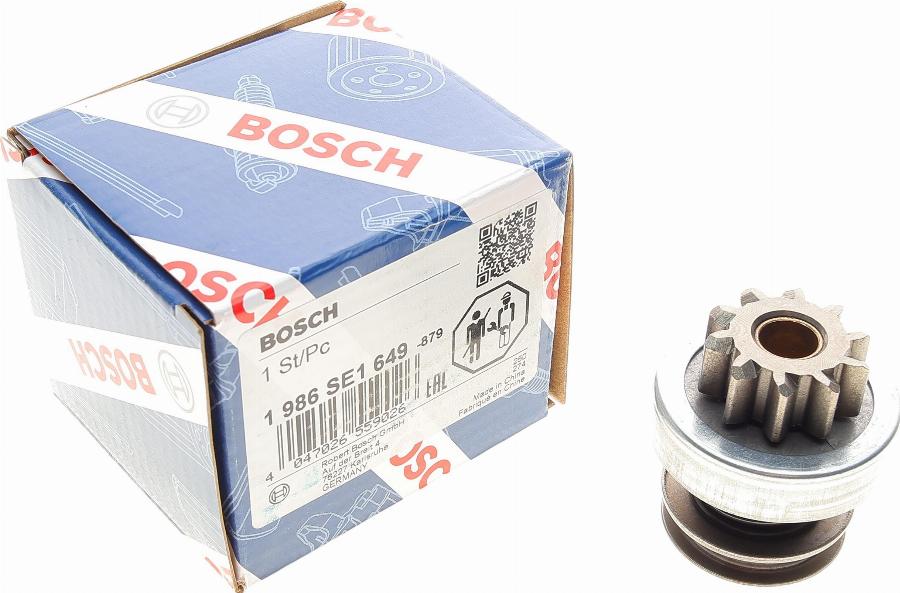 BOSCH 1 986 SE1 649 - Провідна шестерня, стартер autozip.com.ua