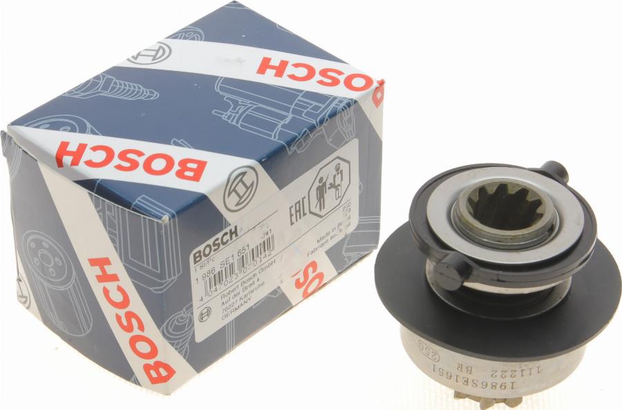 BOSCH 1 986 SE1 651 - Провідна шестерня, стартер autozip.com.ua