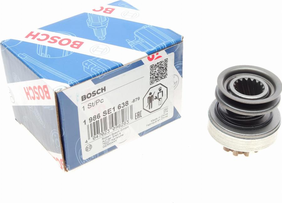 BOSCH 1 986 SE1 638 - Провідна шестерня, стартер autozip.com.ua