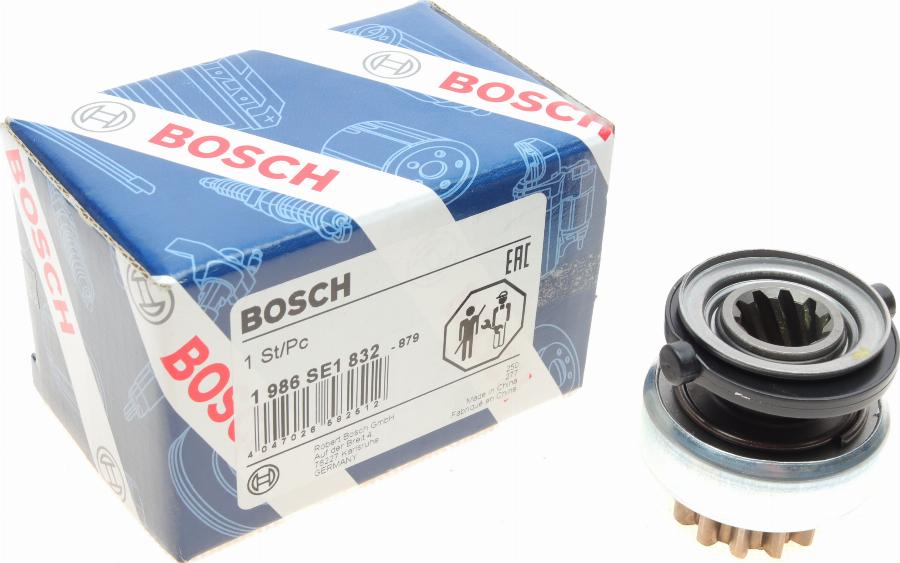 BOSCH 1 986 SE1 832 - Провідна шестерня, стартер autozip.com.ua