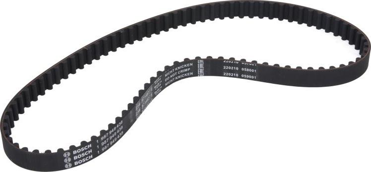 BOSCH 1 987 949 438 - Ремінь ГРМ autozip.com.ua