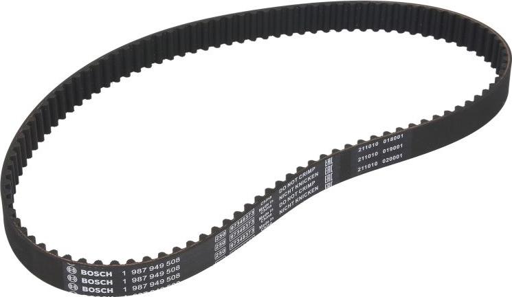 BOSCH 1 987 949 508 - Ремінь ГРМ autozip.com.ua