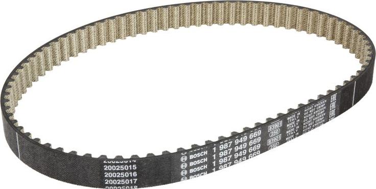 BOSCH 1 987 949 669 - Ремінь ГРМ autozip.com.ua