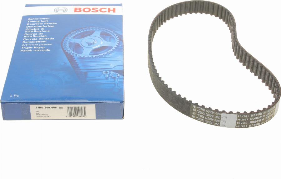 BOSCH 1 987 949 665 - Ремінь ГРМ autozip.com.ua