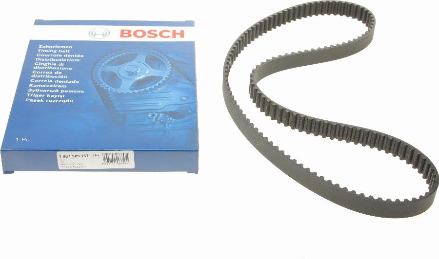 BOSCH 1 987 949 167 - Ремінь ГРМ autozip.com.ua