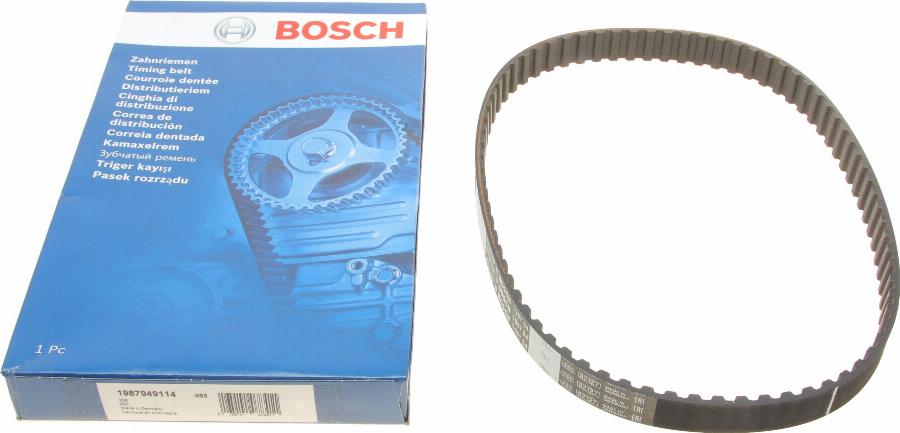 BOSCH 1 987 949 114 - Ремінь ГРМ autozip.com.ua